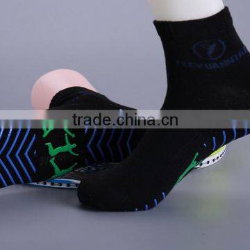 2017 New Arrival Personalized Your Own Brand Logo Design Non Slip Women Yoga Anti Skid PVC Rubber Bottom Adult Men Sport Socks photo-4