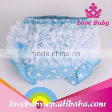 Wholesale New Desgin Cotton Cute Baby Ruffle Bloomer Baby Diaper Cover photo-4