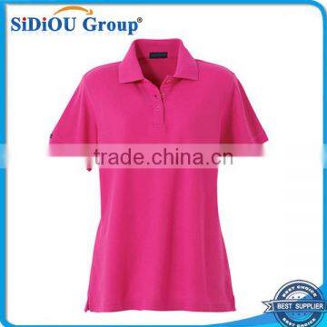 2014 high quality plain pique cotton polo shirt