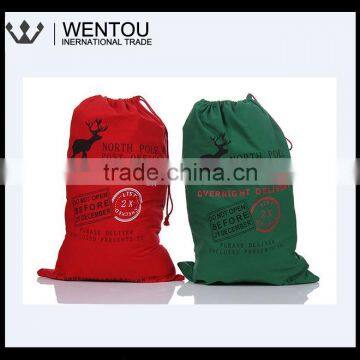 Personalized Christmas Santa Sack Bag With Drawstring photo-3