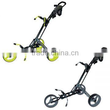 Colored golf trolley three wheels