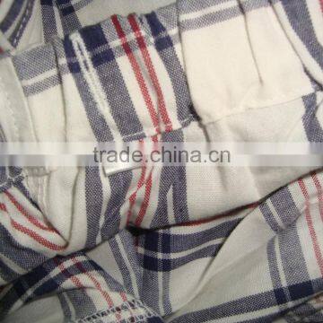Foreign Trade the Original Single Export Japan Pure Cotton Cloth Grid Man Pajamas The Spring and Autumn Period and the Long Slee photo-5