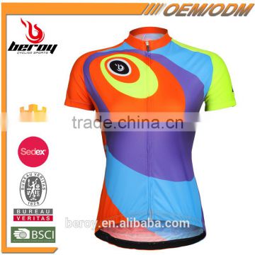 BEROY anti-uv road bicycle shirts dry fit,triathlon bike clothing short sleeve