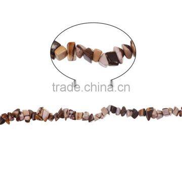 Stone Gemstone Loose Chip Beads Irregular Brown