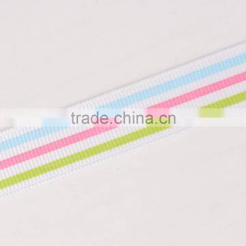 Wholesale 5/8" 100% Polyester Striped Grosgrain Ribbon photo-2