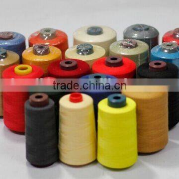 Aramid fire resistant sewing thread