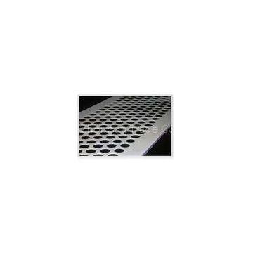 Aluminium / Stainless Steel Perforated Sheet With Round Hole Dia 1.14mm