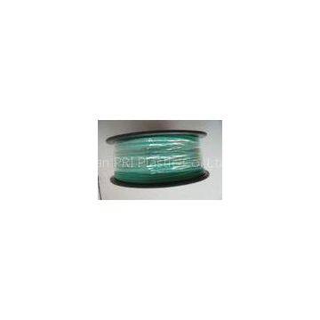 1.75mm Green Transparent ABS Filament For Reprap 3D Printing , Grade A