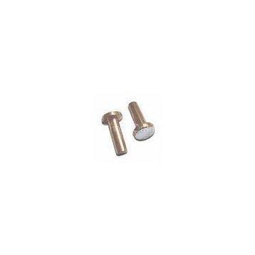 stable AgCdO silver alloy Bimetal Electrical Contact Rivets for relay