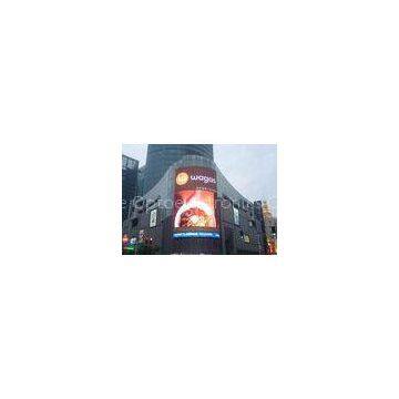 Flexible 1R1G1B DIP346 Curved LED Screen Stadiums P10 High Definition