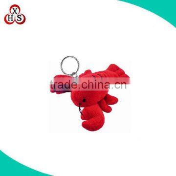 plush toy manufacture custom lobster keychain plush lobster keychain