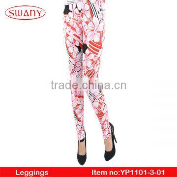 fashion flower printed leggings