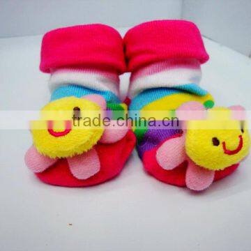 unti-slip newborn baby 3d animal socks