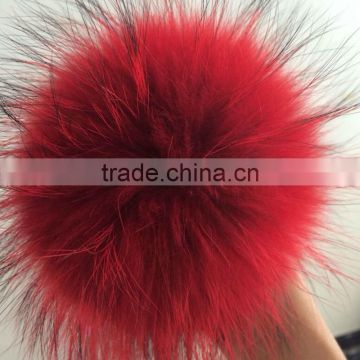 YR892 Hot Hot Cute Raccoon Fur Pom Poms Fur Balls