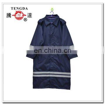 one piece reflective police nylon raincoat