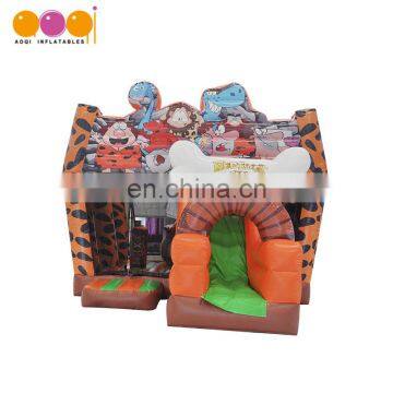 Funny hot-selling animals fun world jumping bouncer inflatable slide