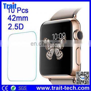 High Quality 0.2mm 2.5D Tempered Glass Screen Protector for Smart Watch / Apple Watch (42mm) (10 Pieces Bundling Sale)