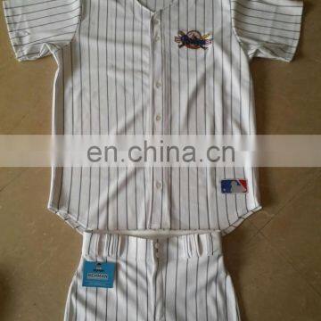 High end quality baseball jerseys and pants