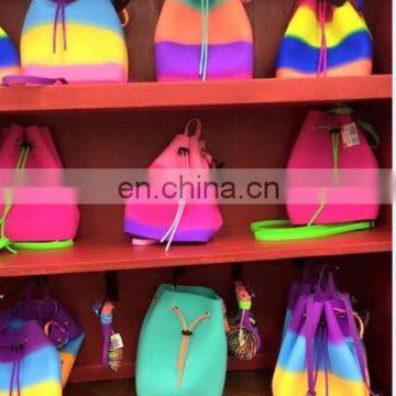 Hot Sale En-friendly Candy Colors Backpack Silicon Rubber Kids School Bag photo-5