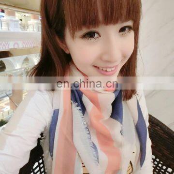 2014 women fashion style lovely long polyester square shawl(PP013DB)