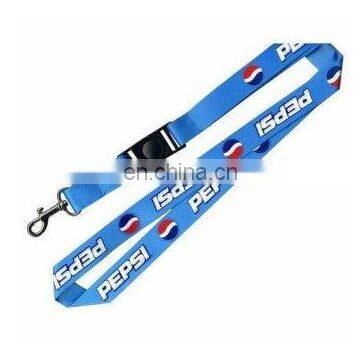 polyester lanyard with logo silkscreen printed