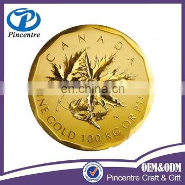 Factory direct sale replica coins,replica coin canada,maple leaf replica coin