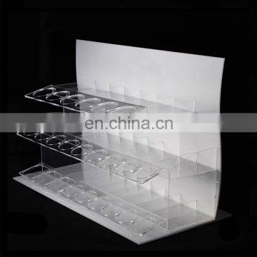 OEM design stylish floor type acrylic makeup display stand