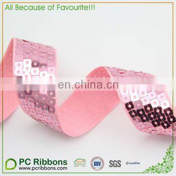 Wholesales New desgin Sequin Ribbons for garment decoration