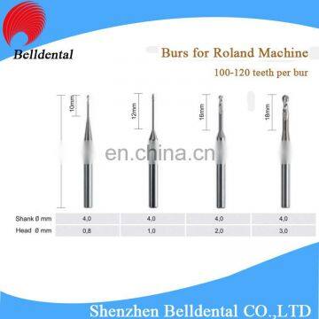 CAD CAM System DLC Coating Dental Zirconia Milling Bur