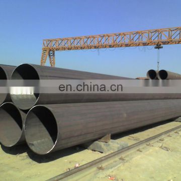 Welded steel tube for low pressure fluid transportation