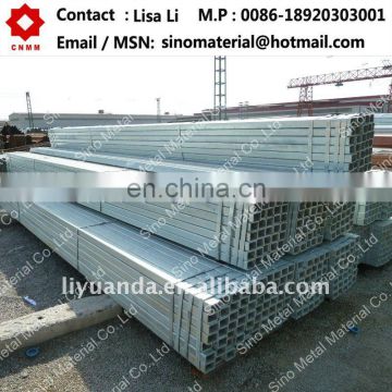 ASTM A500 Gr.A B C gi rectangular tube