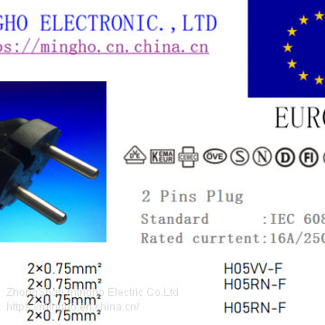 EUROPE 2PINS PLUG