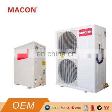 MACON 18kw Split type EVI DC inverter air to water heat pump domestic