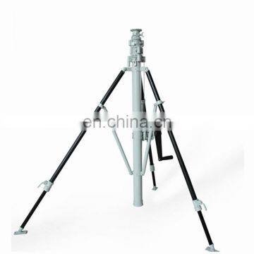 5m manual telescopic mast with tripod