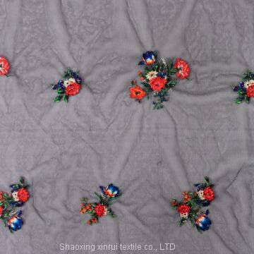 Austrian Wedding Tulle Bride Fabric Embroidery Designs Flower Lace photo-2