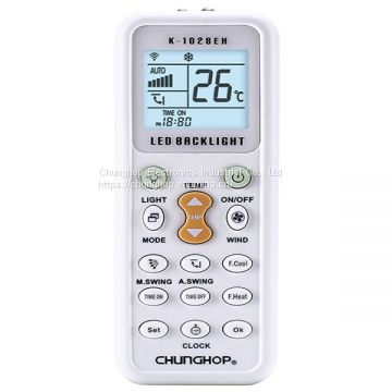 K-1028EH Universal Air Conditioner Remote Control with Backlight Remote LED Control