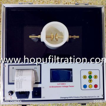 Fully Automatic Transformer Oil BDV Tester for 100KV, Insulation Oil Test Instrument