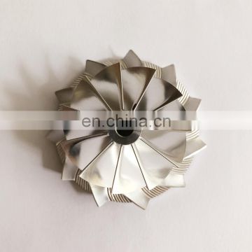 GT15-25 38.62/52.19mm 729612-0005  11+0 Blades high performance billet/aluminum 2618/milling turbo compressor wheel for MG 1.8