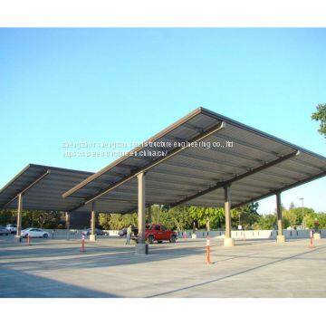 Prefab Steel Structure Canopy Garage Carport for Car Parking photo-2