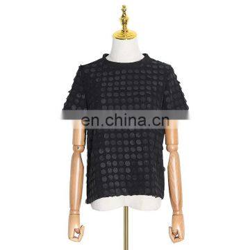 T-shirt Shirt Casual Women Clothing Summer Top Cotton Customized Spandex photo-2