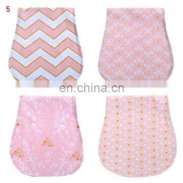 Amazon Hot Sales 3 Layers Soft Baby Burp 100% Cotton Burp Cloth photo-2