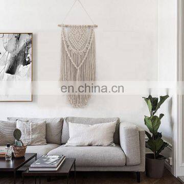 Modern Tribal Ethnic Embroidered Handmade Cotton Wall Decor Tapestry photo-4