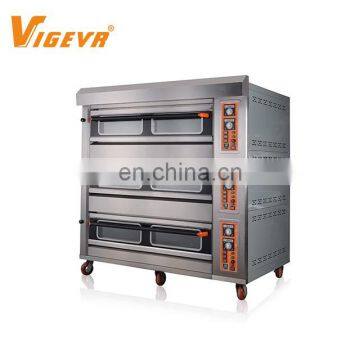 3 Deck 12 Tray Commercial Gas Bakery Pizza Industrial Professional Bakery Oven