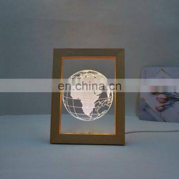 3D Print Creative Novelty Rechargeable Night Light Night Light Table Lamp Portable Led Night Light photo-7