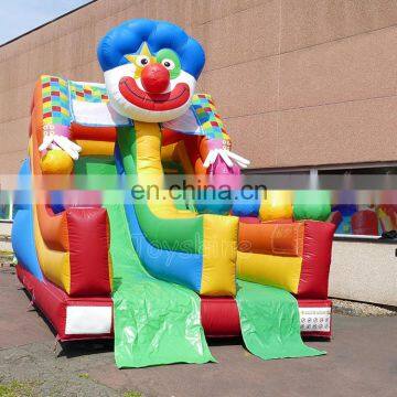 Colorful Commercial Inflatable Clown Slide Bouncer For Sale photo-2