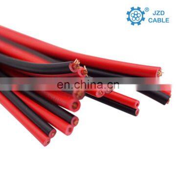 Twin Flat Wire Flexible White Black Red Color Speaker Cable photo-4