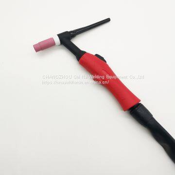 CE Certification Popular TIG WP-17 Gas Cooled Red Handle Welding Torch With High Quality photo-2