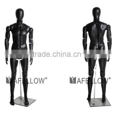 Abstract Fiberglass Adjustable Mannequin Movable Male Mannequins MZ-HM01BKEG