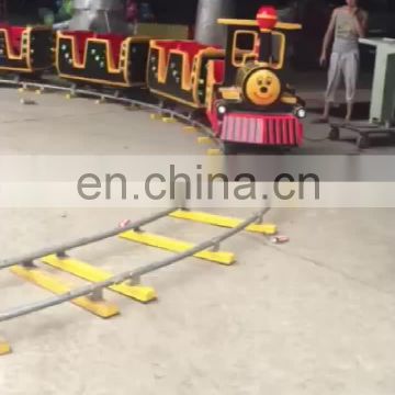 Hot sale mini kiddie tourist train track train rides