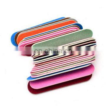 Cheap Disposable Custom Printed Round 80 100 120 150 180 240 Wooden Thin Mini Nail File Nail photo-2